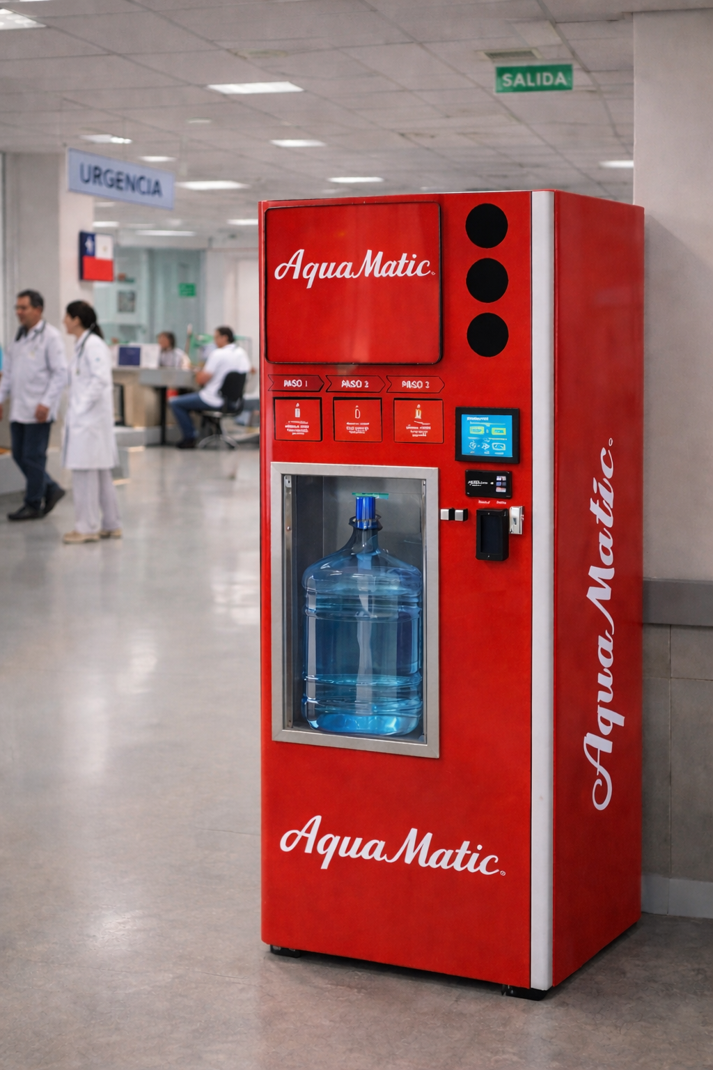 AquaMatic recarga envases reduce plástico